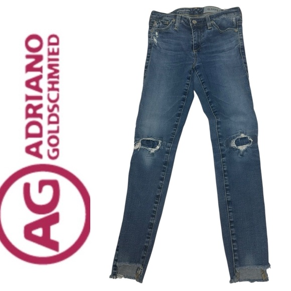 Ag Adriano Goldschmied Denim - AG The Legging Super Skinny Ankle Jeans 25R
